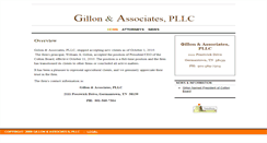 Desktop Screenshot of gillonlaw.com